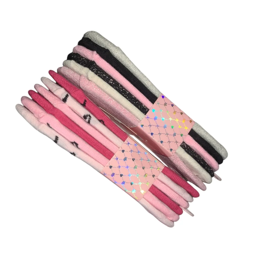 💕HP💕NWT Juicy Couture Glitter and Pink Socks💕2 Pack of 6💕